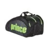 Prince Tennis-Racketbag Tour Challenger (Schlägertasche, 3 Hauptfächer) Schwarz/grün 12er
