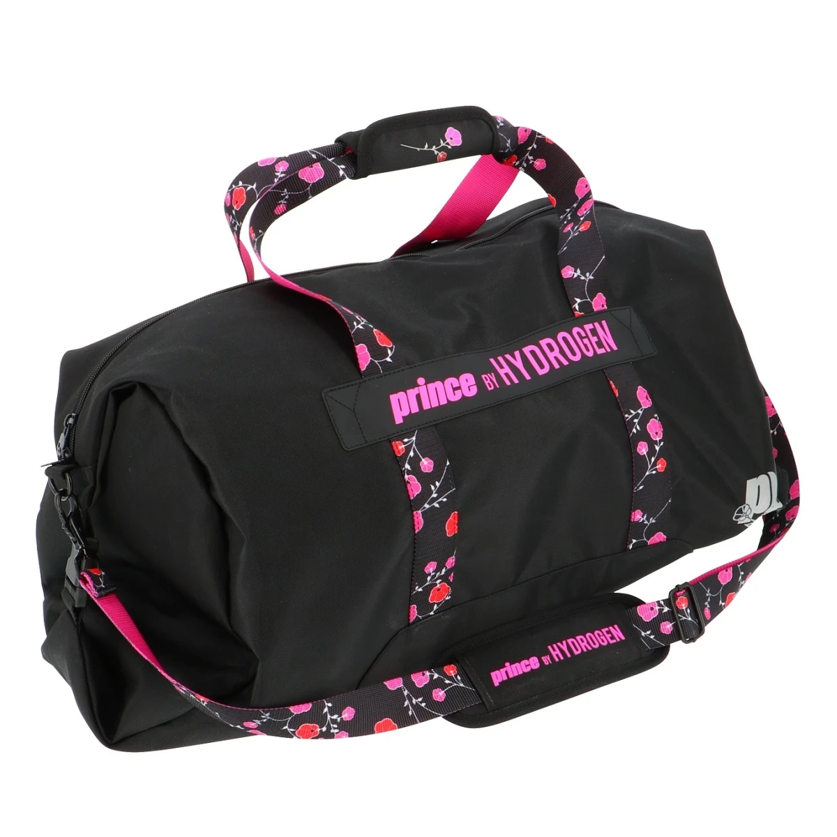 Prince Sporttasche Lady Mary Duffel 2022 Schwarz/pink - 75x23x23cm - 1 Hauptfach 1 Prince Sporttasche Lady Mary Duffel 2022 Schwarz/pink - 75x23x23cm - 1 Hauptfach