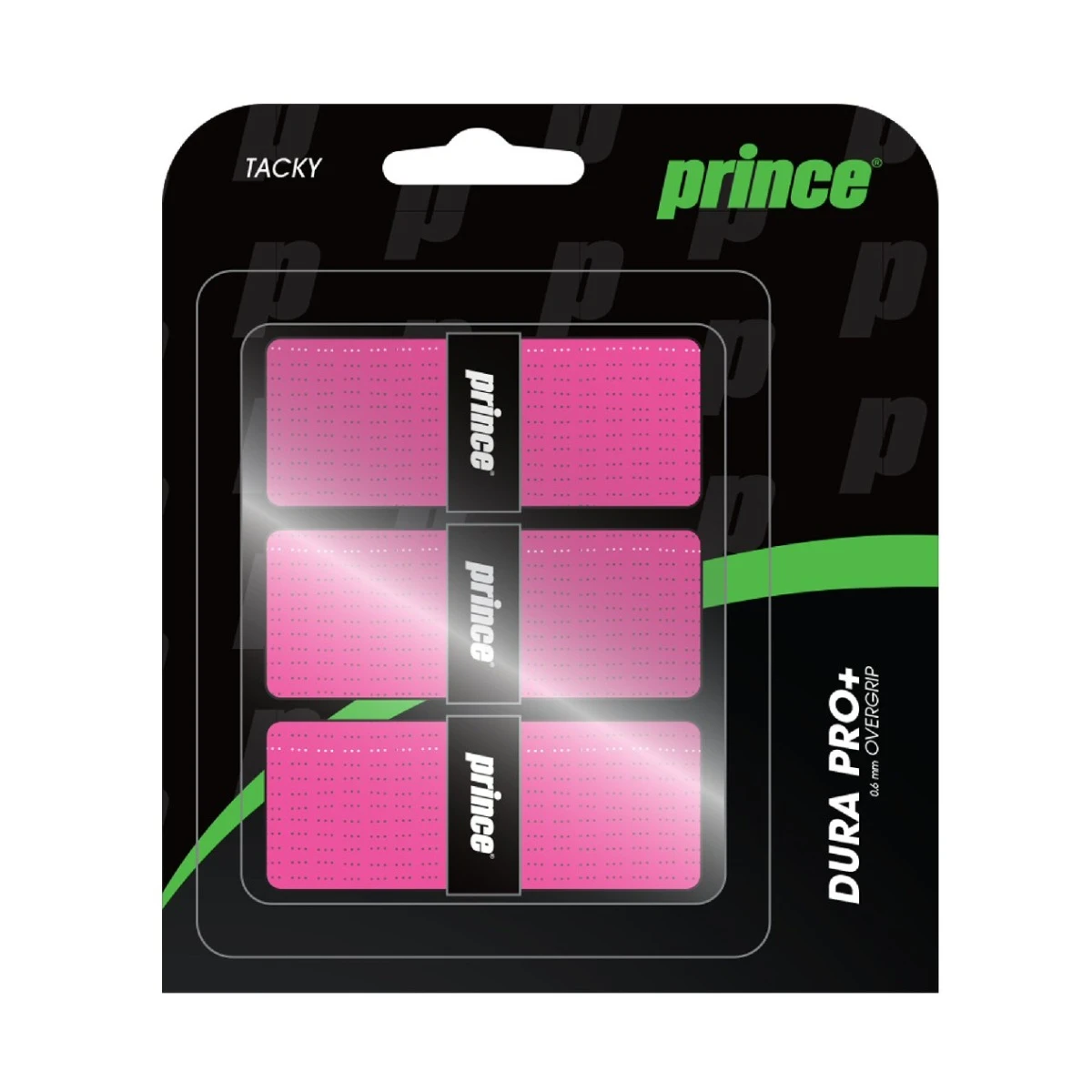 Prince Overgrip Dura Pro+ 0.6mm Pink 3er 1 Prince Overgrip Dura Pro+ 0.6mm Pink 3er