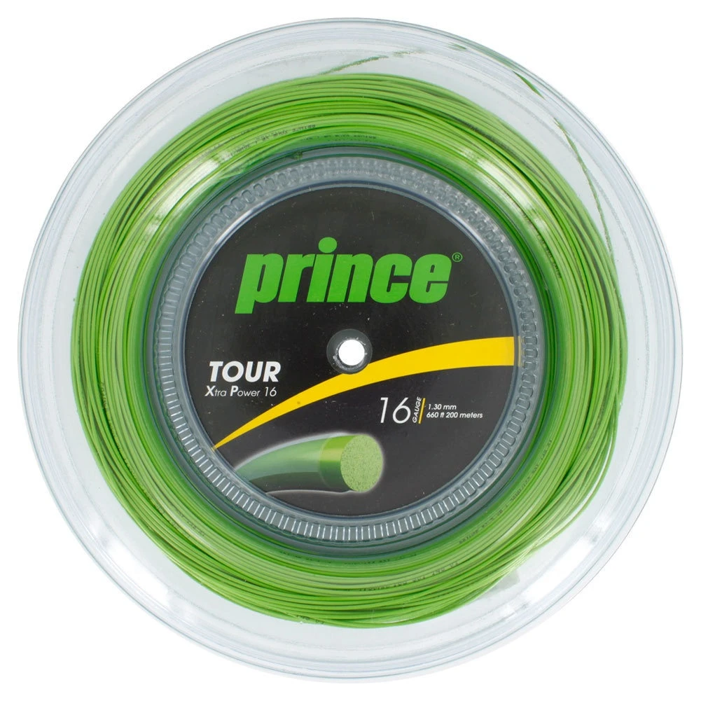 Prince Tennissaite Tour XP (Haltbarkeit+Power) Grün 200m Rolle 1 Prince Tennissaite Tour XP (Haltbarkeit+Power) Grün 200m Rolle