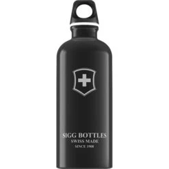 SIGG Trinkflasche Swiss Emblem 600ml Schwarz