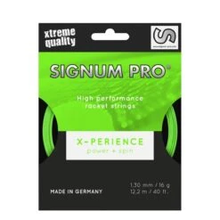 Besaitung Mit Tennissaite Signum Pro X-perience (Haltbarkeit+Spin) Grün -Yonex Verkaufsgeschäft Signum Pro 100637 X perience 130 1220m 1200x1200 2