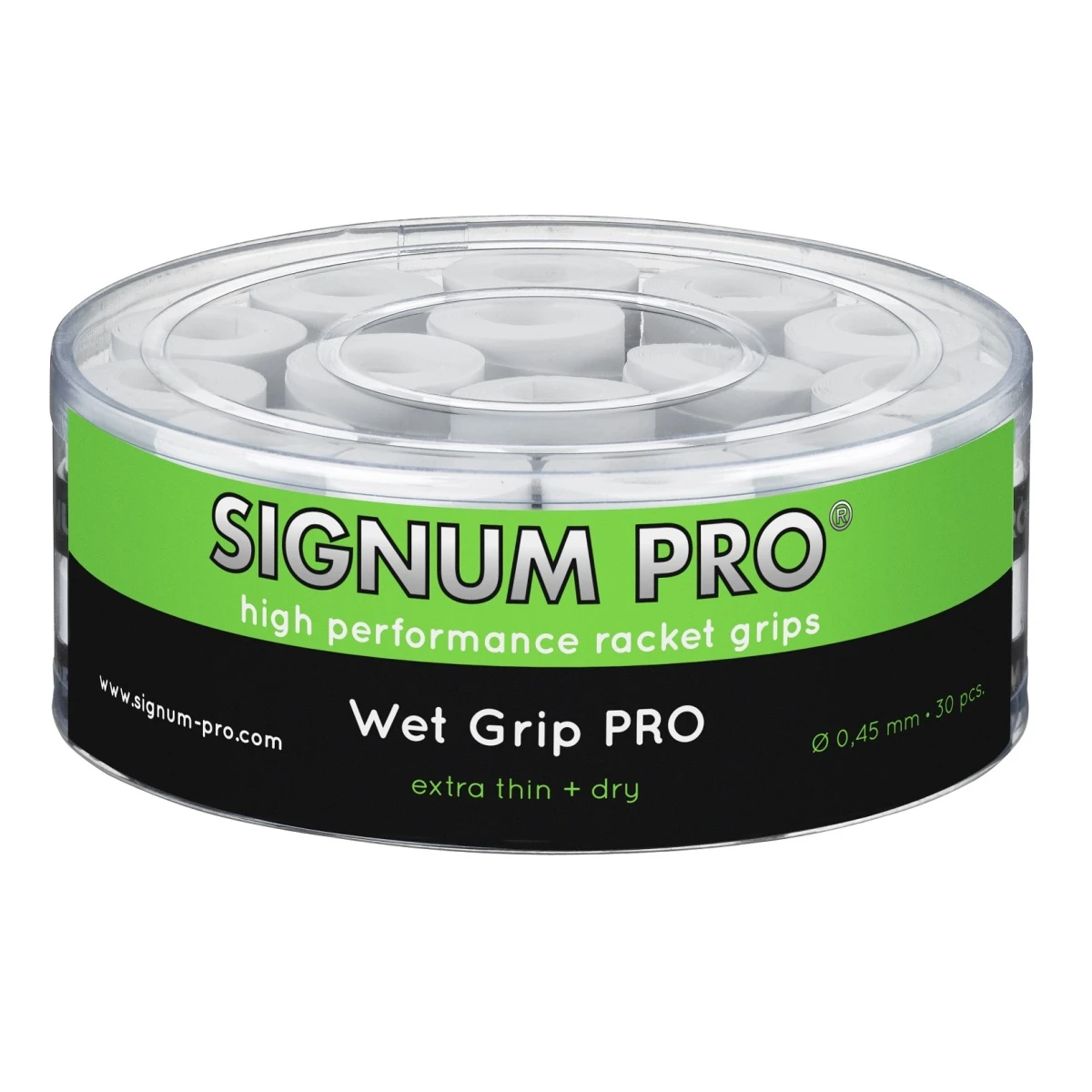 Signum Pro Overgrip Wet Pro 0.45mm Weiss 30er Box 1 Signum Pro Overgrip Wet Pro 0.45mm Weiss 30er Box