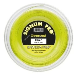 Signum Pro Tennissaite Triton (Haltbarkeit+Spin) Lemon 100m Rolle