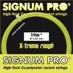 Signum Pro Tennissaite Triton (Haltbarkeit+Spin) Lemon 12m Set