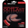 Solinco Tennissaite Outlast (Haltbarkeit+Kontrolle) Rot 12m Set