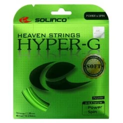 Solinco Tennissaite Hyper G SOFT (Haltbarkeit+Touch) Grün 12m Set