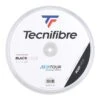 Tecnifibre Tennissaite Black Code (Haltbarkeit+Kontrolle) Schwarz 200m Rolle