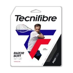 Tecnifibre Tennissaite Razor Soft (Haltbarkeit+Allround) Carbongrau 12m Set -Yonex Verkaufsgeschäft TECNIFIBRE RAZOR Soft 23 Saite201 1200x1200 1