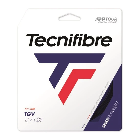 Tecnifibre Tennissaite TGV (Armschonung+Touch) Schwarz 12m Set 1 Tecnifibre Tennissaite TGV (Armschonung+Touch) Schwarz 12m Set