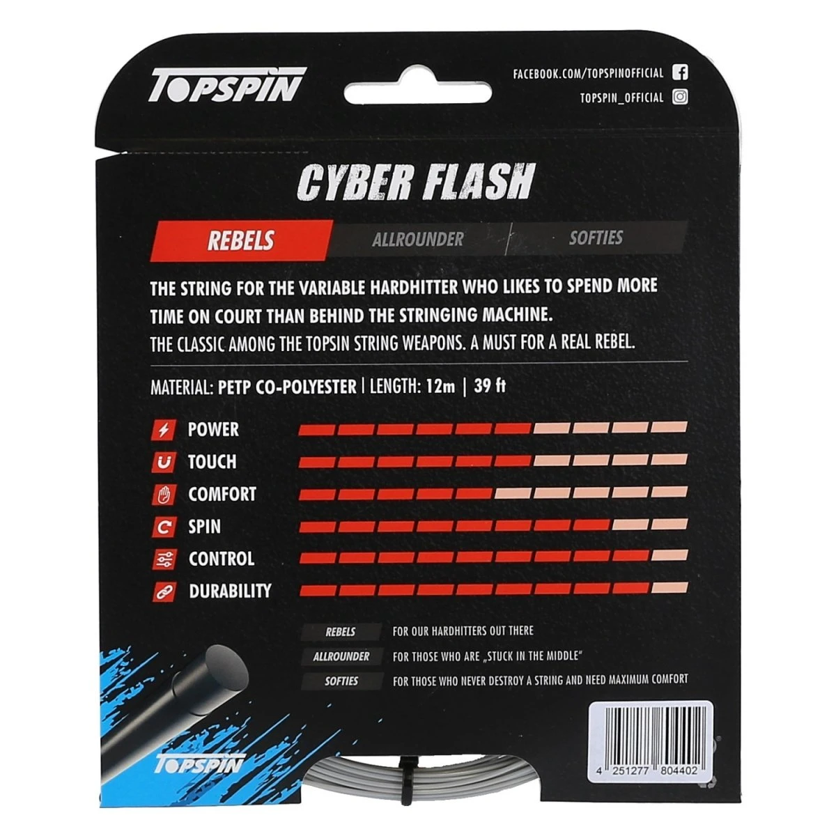 Besaitung Mit Tennissaite Topspin Cyber Flash Silber 2 Besaitung Mit Tennissaite Topspin Cyber Flash Silber – Bild 2