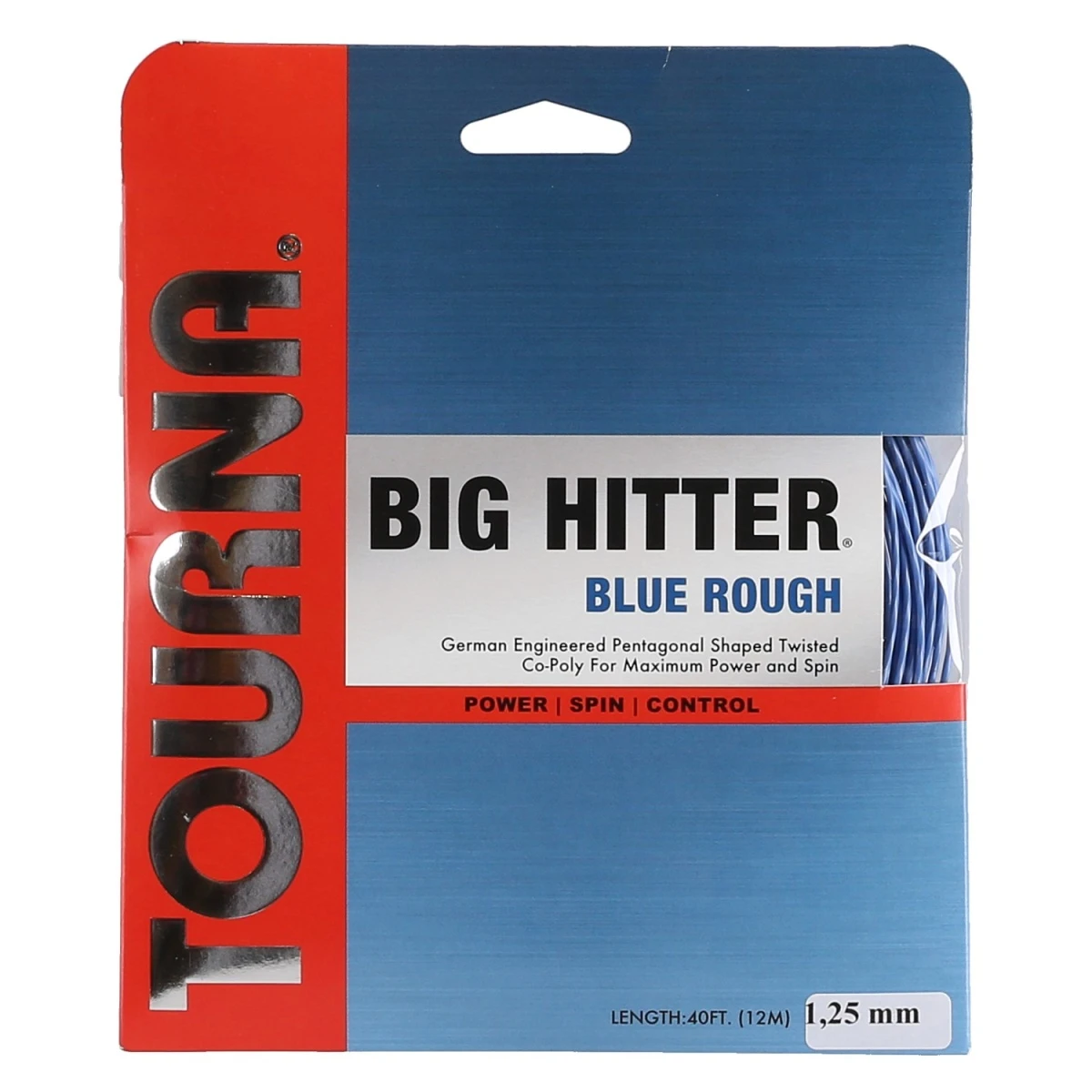 Tourna Tennissaite Big Hitter Blue Rough Blau 12m Set 1 Tourna Tennissaite Big Hitter Blue Rough Blau 12m Set