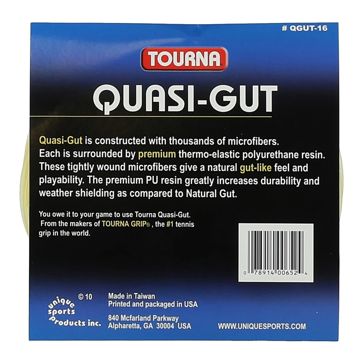 Tourna Tennissaite Quasi Gut (Touch+Armschonung) Natur 12m Set 2 Tourna Tennissaite Quasi Gut (Touch+Armschonung) Natur 12m Set – Bild 2