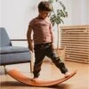 TicToys Das.Brett Balance Board Aus Buchenholzfurnier Rot - 1 Stück