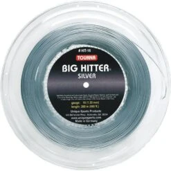 Tourna Tennissaite Big Hitter (Haltbarkeit) Silber 220m Rolle