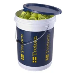 Tretorn Balleimer Plastik (für Maximal 72 Tennisbälle) Leer Navyblau - 1 Eimer
