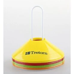 Tretorn Markierungshütchen (20 Kegel Farblich Sortiert)