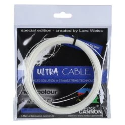 WeissCannon Tennissaite Ultra Cable Weiss 12m Set