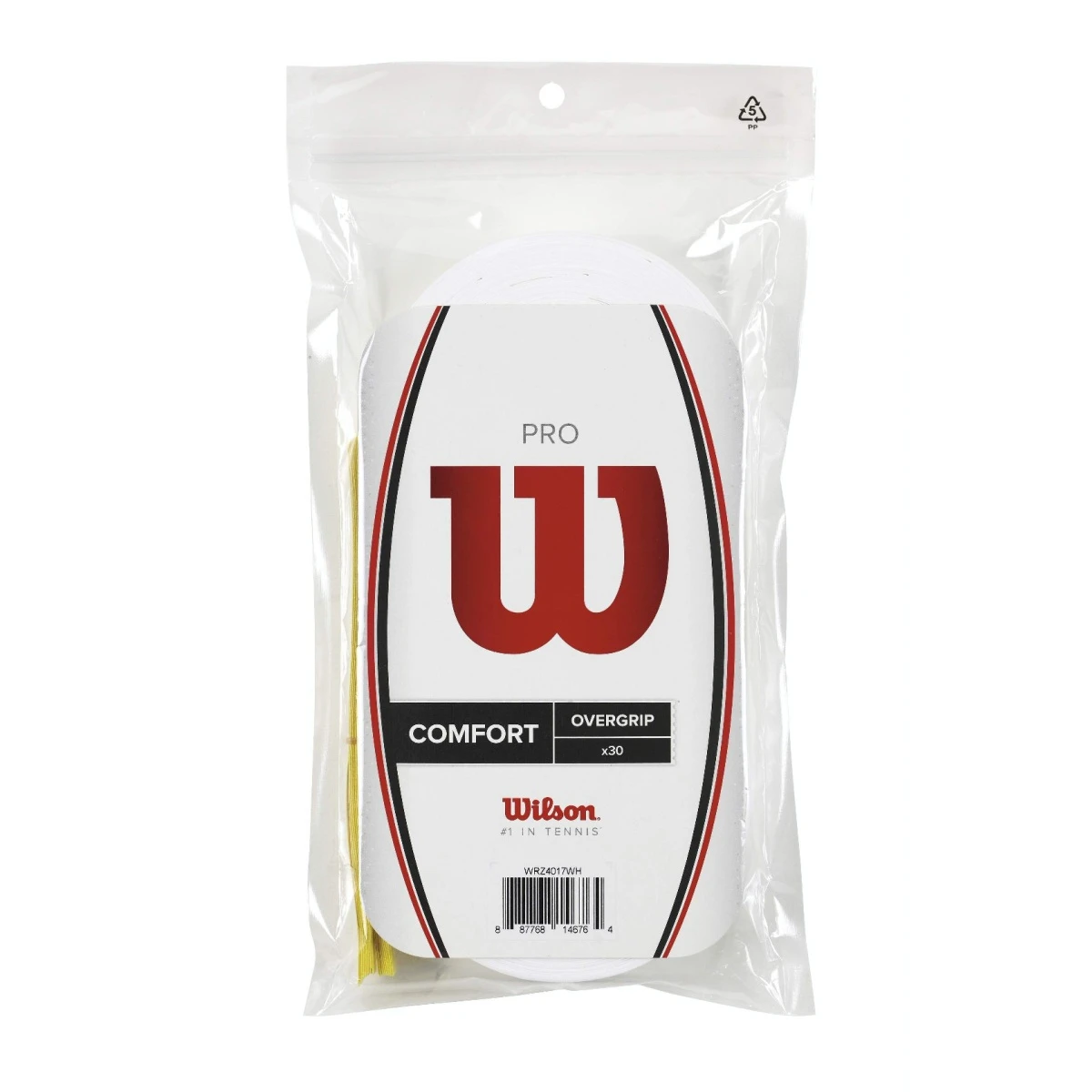 Wilson Overgrip Pro 0.6mm (Komfort/glatt/leicht Haftend) 30er Clip-Beutel 1 Wilson Overgrip Pro 0.6mm (Komfort/glatt/leicht Haftend) 30er Clip-Beutel