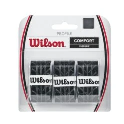 Wilson Overgrip Profile 0.6mm Schwarz 3er