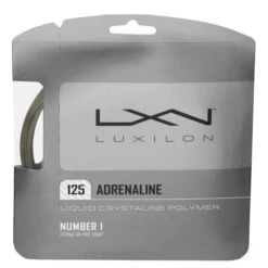 Besaitung Mit Tennissaite Luxilon Adrenaline Silber