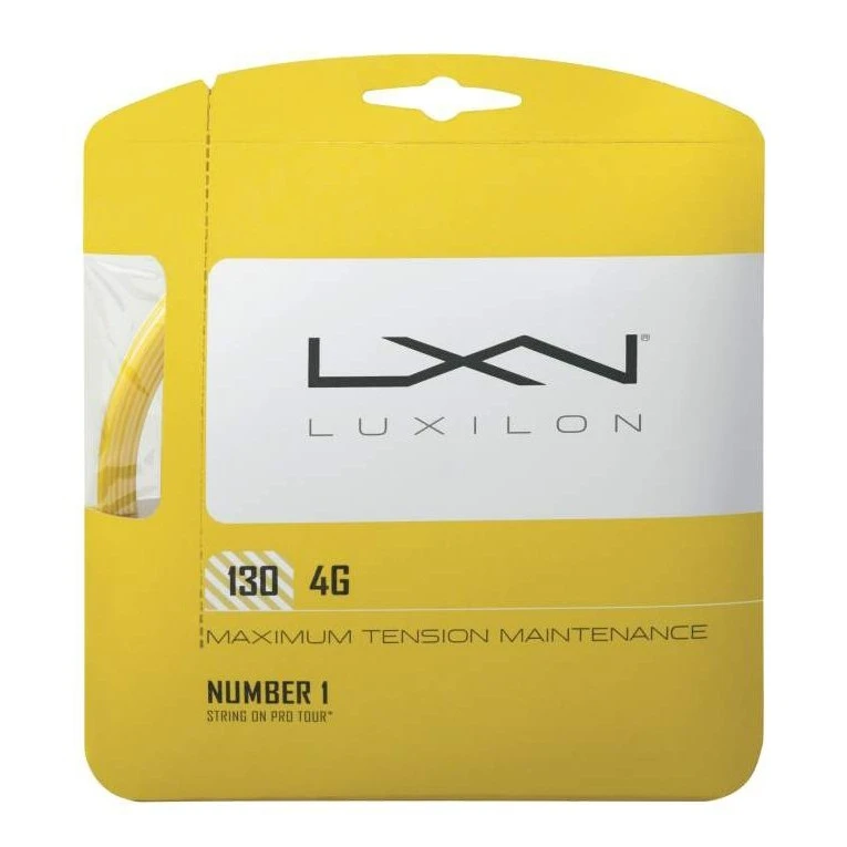 Luxilon Tennissaite 4G (Haltbarkeit+Power) Gelb 12m Set 1 Luxilon Tennissaite 4G (Haltbarkeit+Power) Gelb 12m Set