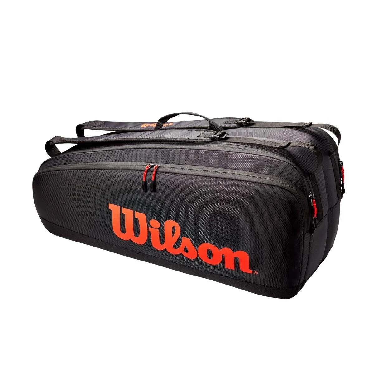 Wilson Tennis-Racketbag Tour (Schlägertasche, 2 Hauptfächer) Schwarz 6er 1 Wilson Tennis-Racketbag Tour (Schlägertasche, 2 Hauptfächer) Schwarz 6er