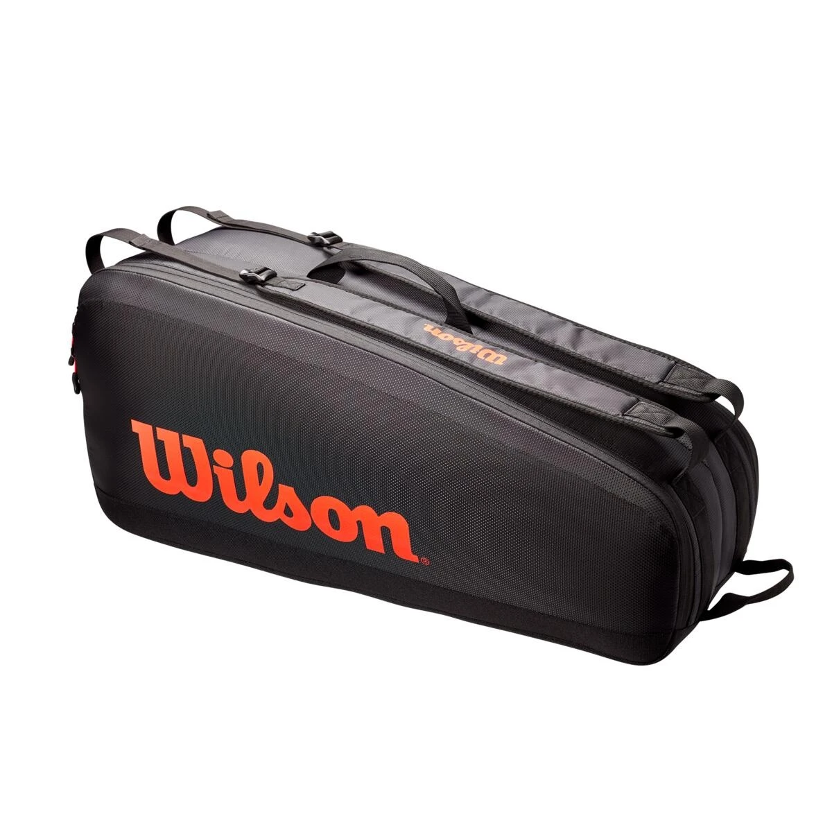 Wilson Tennis-Racketbag Tour (Schlägertasche, 2 Hauptfächer) Schwarz 6er 3 Wilson Tennis-Racketbag Tour (Schlägertasche, 2 Hauptfächer) Schwarz 6er – Bild 3