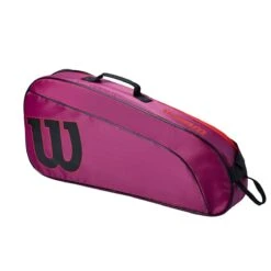 Wilson Kinder-Racketbag Team JR (Schlägertasche, 1 Hauptfach) Violett 3er -Yonex Verkaufsgeschäft Wilson WR8017803 Junior 3PK PU RD Tasche201 1200x1200 1