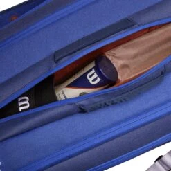 Wilson Tennis-Racketbag Super Tour Roland Garros (Schlägertasche, 3 Hauptfächer) Navyblau 15er -Yonex Verkaufsgeschäft Wilson WR8018101 RG Super Tour 15 Tasche207 1200x1200 1
