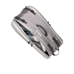 Wilson Tennis-Racketbag Tour (Schlägertasche, 2 Hauptfächer) 2023 Steingrau 12er -Yonex Verkaufsgeschäft Wilson WR8022001 Tour 12PK Schlaegertasche201 1200x1200 1
