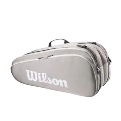Wilson Tennis-Racketbag Tour (Schlägertasche, 2 Hauptfächer) 2023 Steingrau 12er -Yonex Verkaufsgeschäft Wilson WR8022001 Tour 12PK Schlaegertasche203 1200x1200 1
