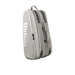 Wilson Tennis-Racketbag Tour (Schlägertasche, 2 Hauptfächer) 2023 Steingrau 12er -Yonex Verkaufsgeschäft Wilson WR8022001 Tour 12PK Schlaegertasche204 1200x1200 1