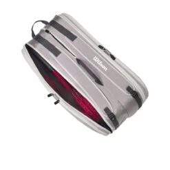 Wilson Tennis-Racketbag Tour (Schlägertasche, 2 Hauptfächer) 2023 Steingrau 12er -Yonex Verkaufsgeschäft Wilson WR8022001 Tour 12PK Schlaegertasche209 1200x1200 1