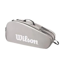 Wilson Tennis-Racketbag Tour (Schlägertasche, 2 Hauptfächer) 2023 Grau 6er -Yonex Verkaufsgeschäft Wilson WR8022101 Tour 6PK Tasche202 1200x1200 1