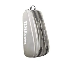 Wilson Tennis-Racketbag Tour (Schlägertasche, 2 Hauptfächer) 2023 Grau 6er -Yonex Verkaufsgeschäft Wilson WR8022101 Tour 6PK Tasche204 1200x1200 1