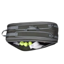 Wilson Tennis-Racketbag Tour (Schlägertasche, 2 Hauptfächer) 2023 Dunkelgrün 6er -Yonex Verkaufsgeschäft Wilson WR8022501 Tour 6PK Tasche206 1200x1200 1