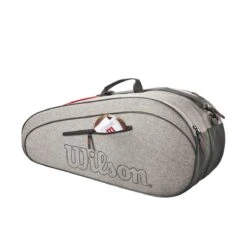 Wilson Tennis-Racketbag (Schlägertasche, 2 Hauptfächer) Team 2023 Grau 6er -Yonex Verkaufsgeschäft Wilson WR8022601 Team 6PK Heather Tasche205 1200x1200 1