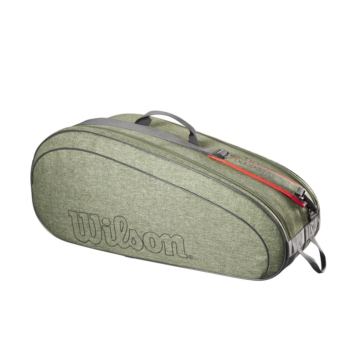 Wilson Tennis-Racketbag (Schlägertasche, 2 Hauptfächer) Team 2023 Dunkelgrün 6er 3 Wilson Tennis-Racketbag (Schlägertasche, 2 Hauptfächer) Team 2023 Dunkelgrün 6er – Bild 3