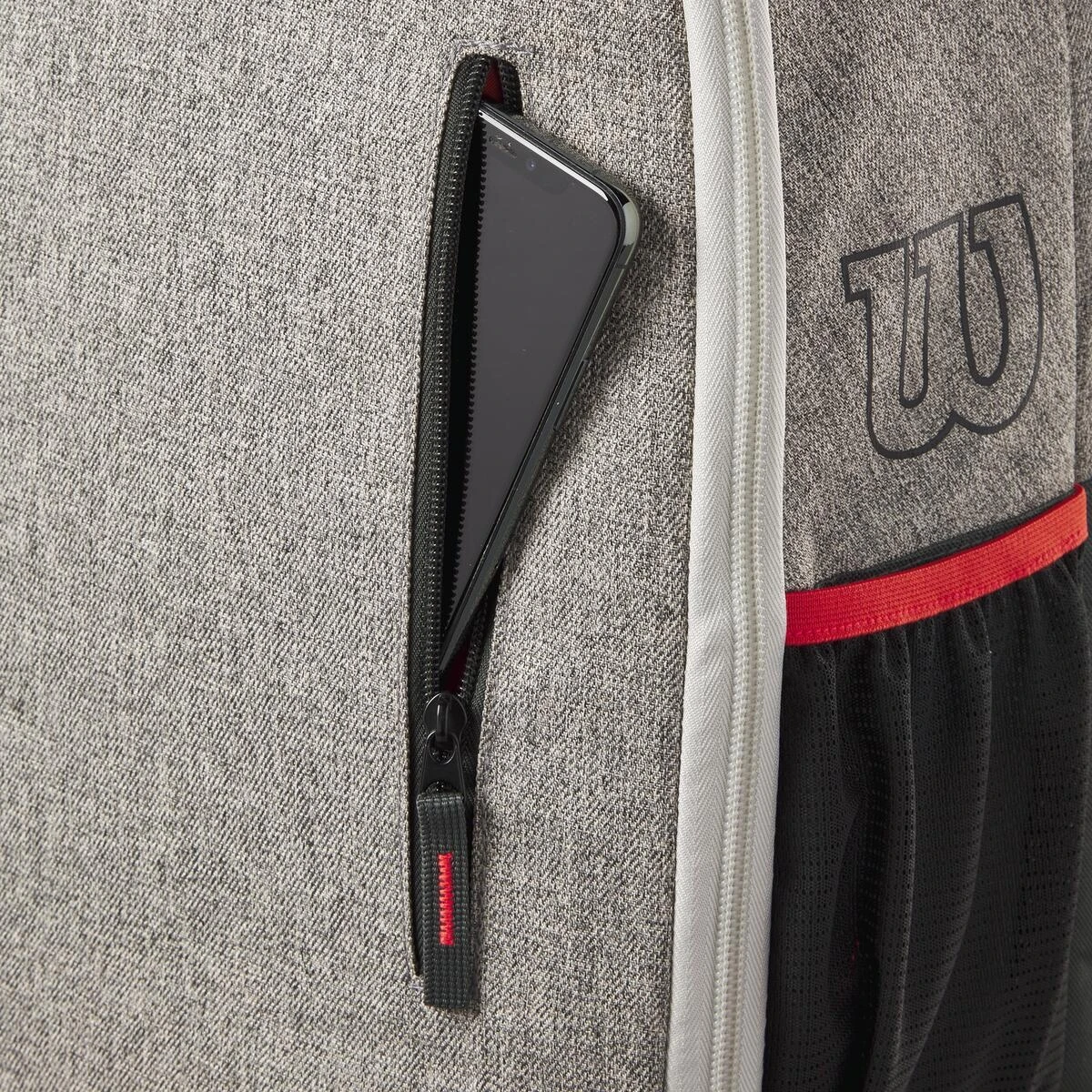 Wilson Rucksack Team (Haupt- Und Schlägerfach - Bis 2 Schläger) 2023 Grau 7 Wilson Rucksack Team (Haupt- Und Schlägerfach - Bis 2 Schläger) 2023 Grau – Bild 7