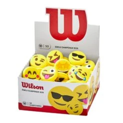 Wilson Schwingungsdämpfer Emoji - 50 Stück Box -Yonex Verkaufsgeschäft Wilson WR8404901 Emoji Dampener Display Box 50 952x952 1