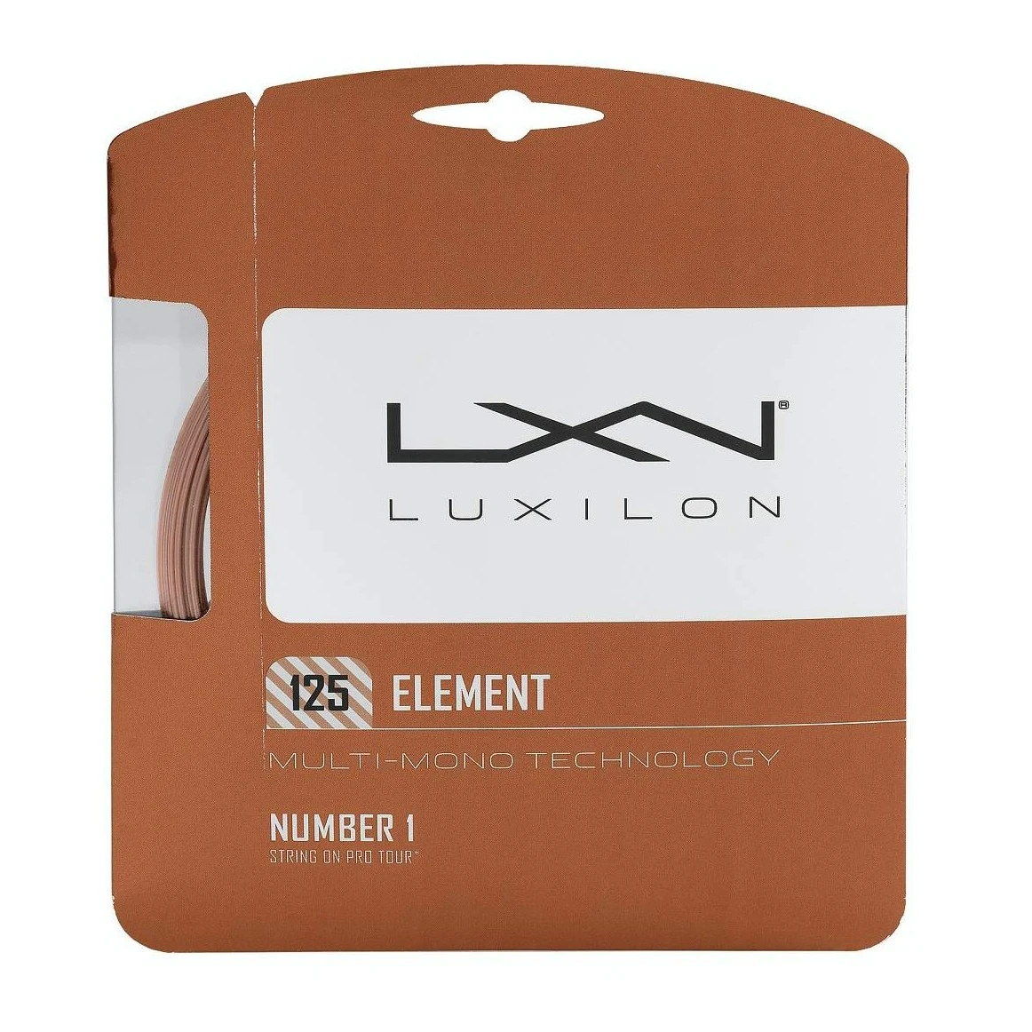 Luxilon Tennissaite Element (Haltbarkeit+Touch) Bronzebraun 12m Set 1 Luxilon Tennissaite Element (Haltbarkeit+Touch) Bronzebraun 12m Set