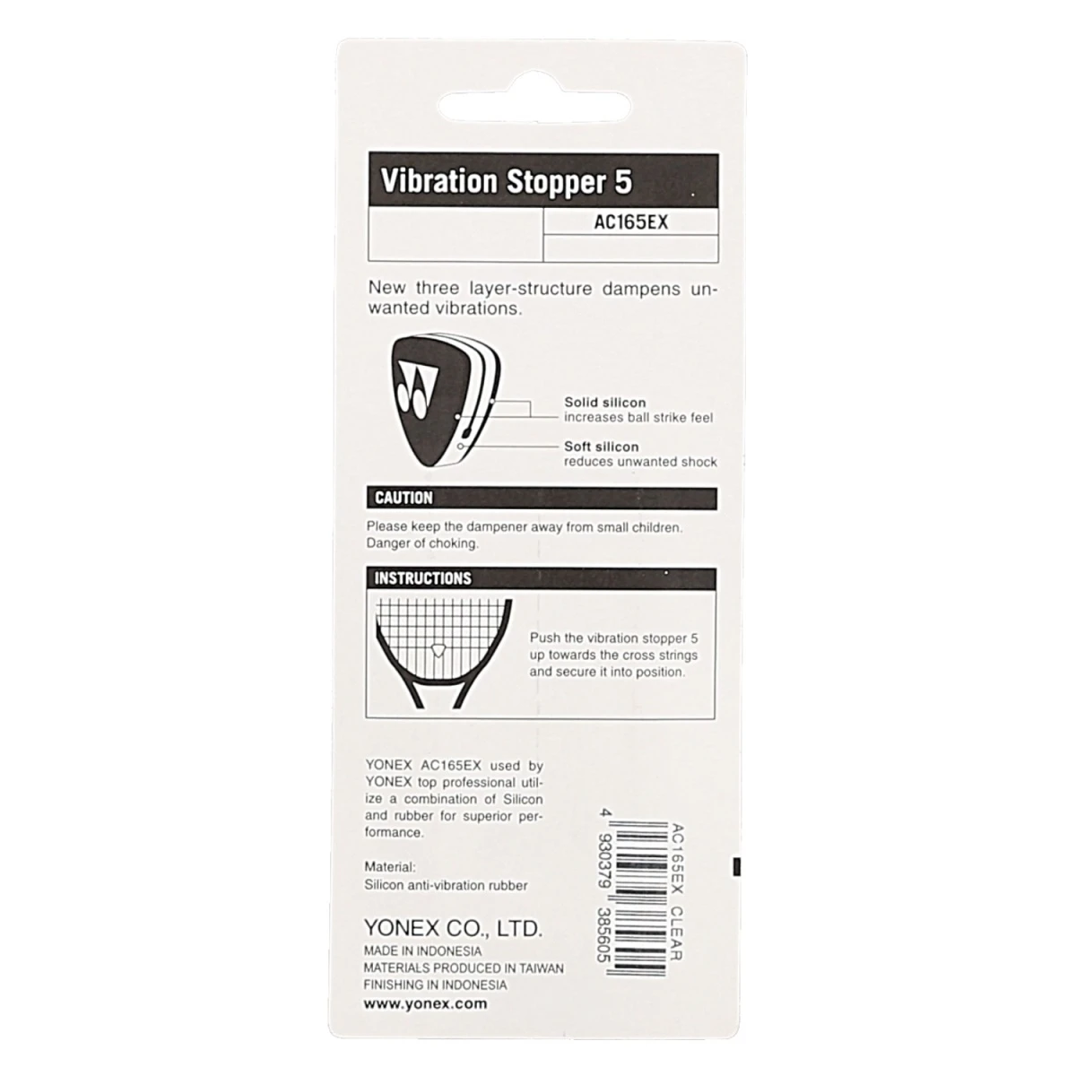 Yonex Schwingungsdämpfer Logo Weiss - 2 Stück 2 Yonex Schwingungsdämpfer Logo Weiss - 2 Stück – Bild 2