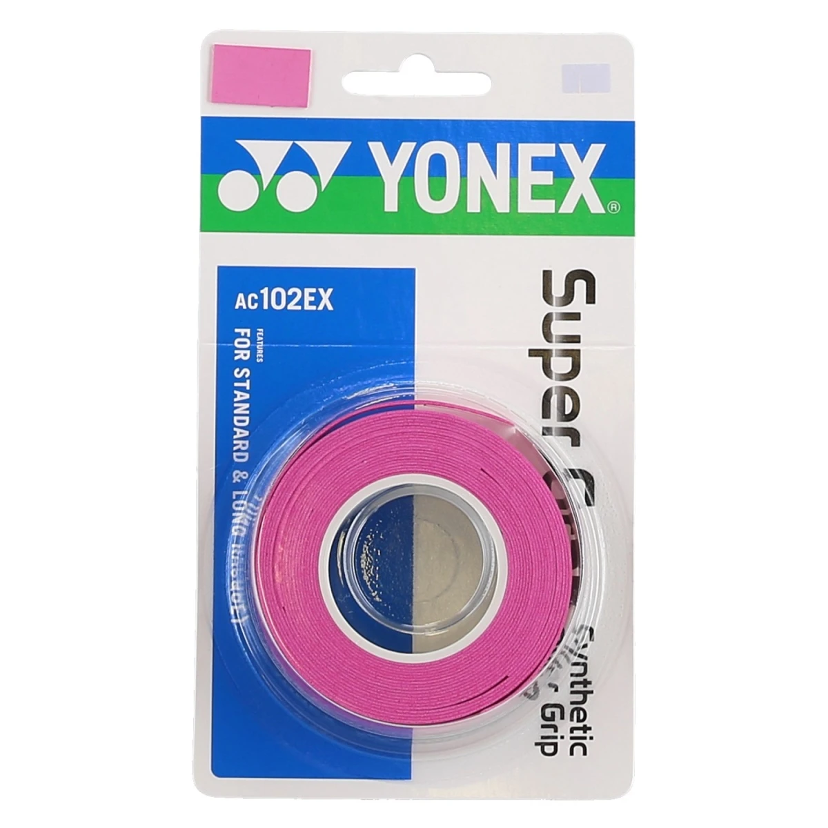 Yonex Overgrip Super Grap 0.6mm (Komfort/glatt/leicht Haftend) Magentapink 3er 1 Yonex Overgrip Super Grap 0.6mm (Komfort/glatt/leicht Haftend) Magentapink 3er