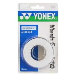 Yonex Overgrip Mesh Grap 0.65mm Weiss 3er