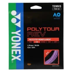 Bestseller 14 Yonex Tennissaite Poly Tour Rev (Polyester/achteckig) Violett 12m Set