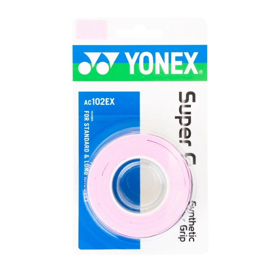 Yonex Overgrip Super Grap 0.6mm (Komfort/glatt/leicht Haftend) Frenchpink 3er 1 Yonex Overgrip Super Grap 0.6mm (Komfort/glatt/leicht Haftend) Frenchpink 3er