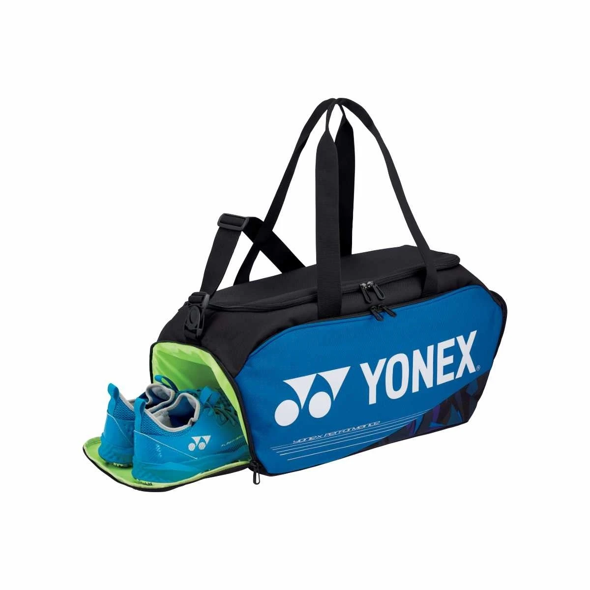 Yonex Sporttasche Pro Medium Boston (1 Hauptfach, Schuhfach) Blau/schwarz 2 Yonex Sporttasche Pro Medium Boston (1 Hauptfach, Schuhfach) Blau/schwarz – Bild 2