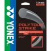 Yonex Tennissaite Poly Tour Strike (Haltbarkeit+Kontrolle) Grau 12m Set