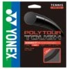 Yonex Tennissaite Poly Tour Tough 1.25 (Haltbarkeit) Schwarz 12m Set